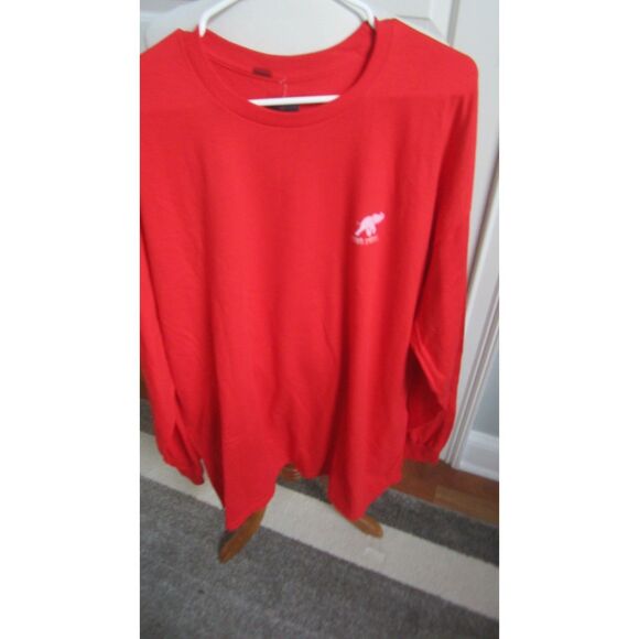 NWT SIMPLY SOUTHERN RED LONG SLEEVE CHRISTMAS COOKIE TEE 2X - Picture 1 of 5